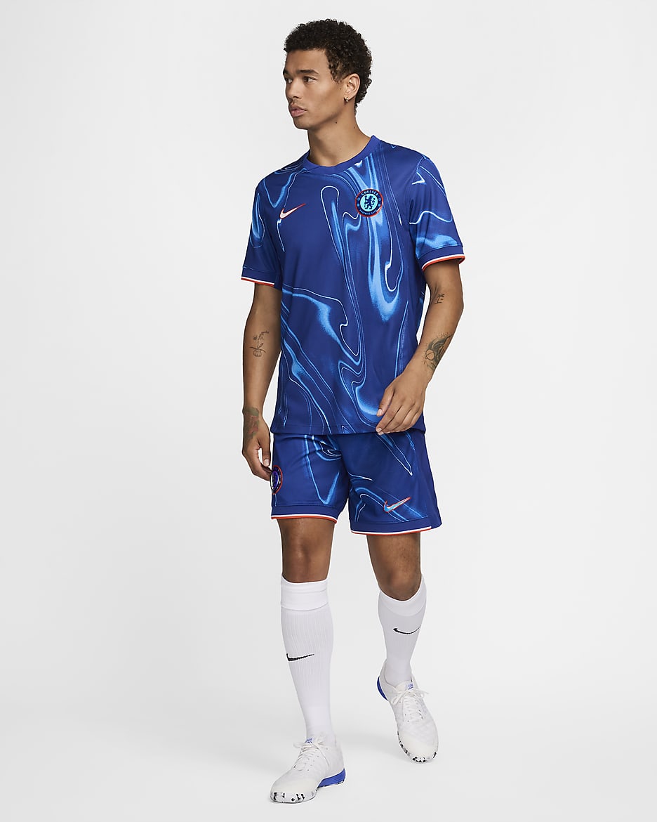 Chelsea FC 2024 25 Stadium Home Men s Nike Dri FIT Soccer Replica Jersey